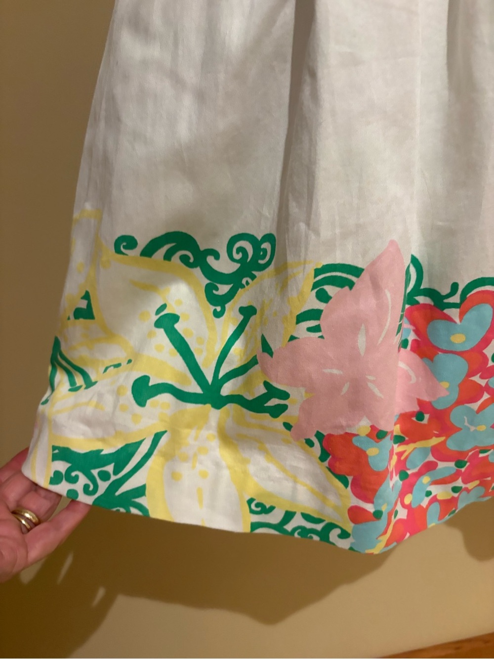 Lilly Pulitzer Lottie Resort Mariposa Place Strapless Dress Size 6 Floral Lined - Picture 4 of 10